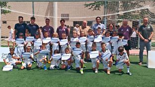 La Fundación Real Madrid clausura los campus de fútbol de Torreperogil y Calatayud