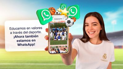 La Fundación Real Madrid lanza su canal oficial en WhatsApp 