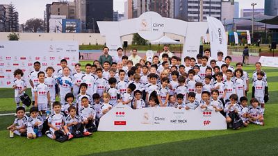 La Fundación Real Madrid, CSJ Sport y Hat-Trik celebran su primer clínic en Perú