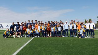 First-team squad meets Foundation's LaLiga Genuine team