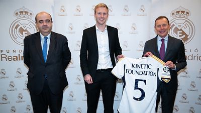 Kinetic Foundation and Real Madrid Foundation renew their collaboration for the socio-sports school in the UK