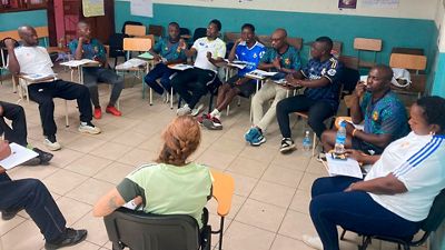Formación para entrenadores de las escuelas de la Fundación en Mozambique 
