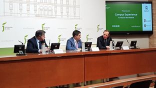 Butragueño asistió a la presentación de los campus de la Fundación en Jaén