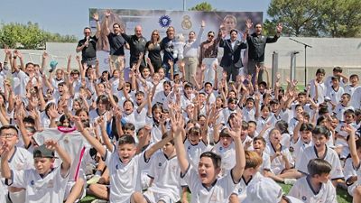 Michel Salgado visitó a los beneficiarios de las escuelas sociodeportivas en Chihuahua
