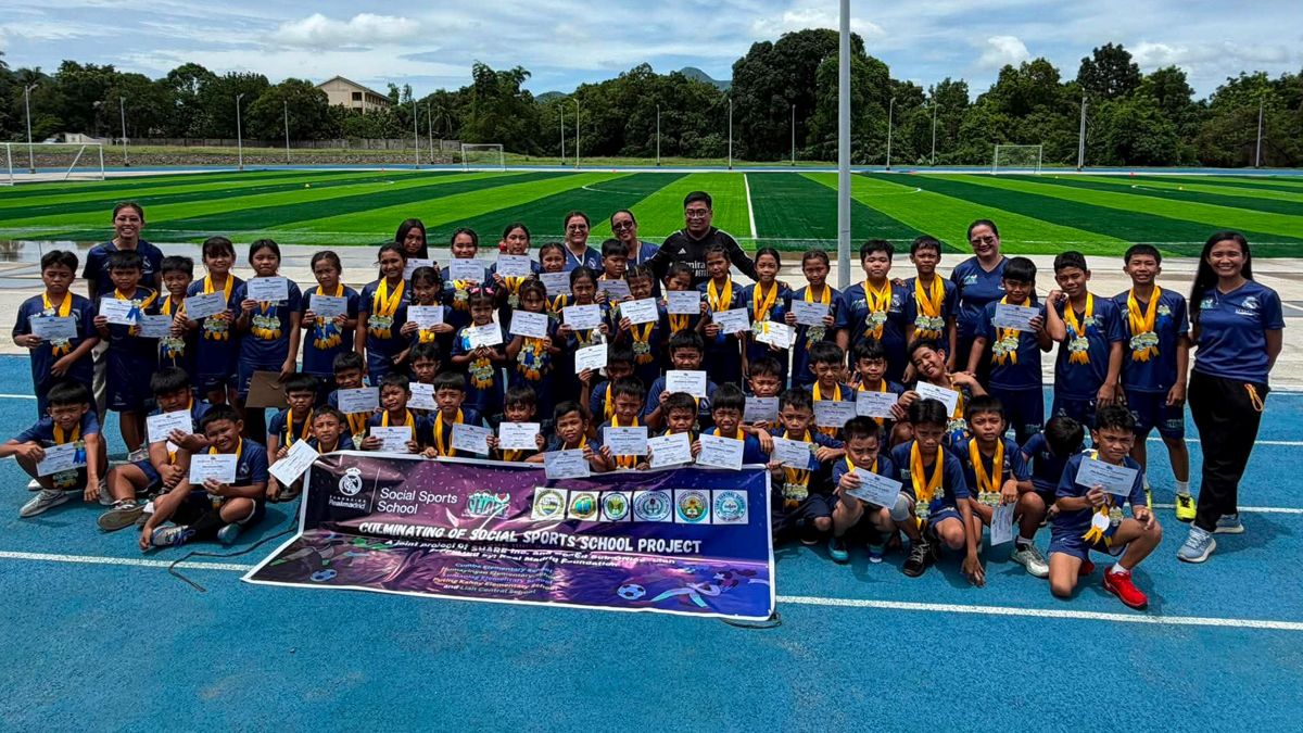 The Real Madrid Foundation's social sports school in Batangas celebrates its first end-of-course tournament