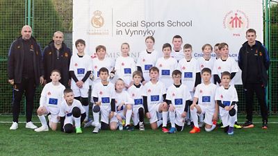 La Fundación Real Madrid presenta dos nuevas escuelas sociodeportivas en Ucrania