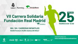 Abiertas las inscripciones para la VII Carrera Solidaria de la Fundación Real Madrid by Unicaja Banco