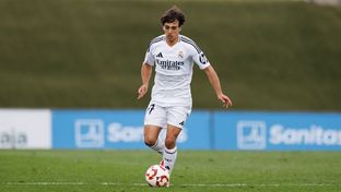 Once inicial del Castilla contra el Recreativo de Huelva