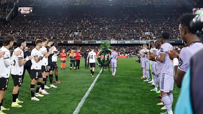 Homenaje a las víctimas del incendio de Valencia