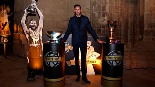 Rudy Fernández, en el Salón de la Fama del baloncesto español
