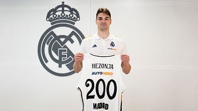 Hezonja cumple 200 partidos con el Real Madrid