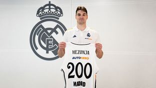 Hezonja cumple 200 partidos con el Real Madrid