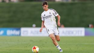 Once inicial del Castilla contra el Arenteiro