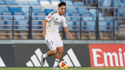 Once inicial del Castilla frente a Unionistas de Salamanca