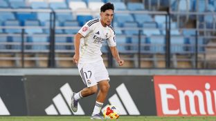 Once inicial del Castilla frente a Unionistas de Salamanca