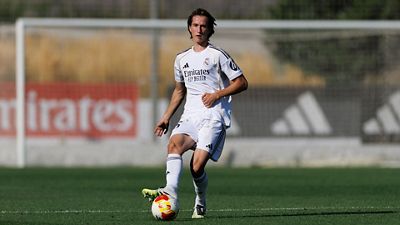 Once inicial del Castilla contra el Sabadell