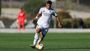 Once inicial del Castilla ante el Mérida