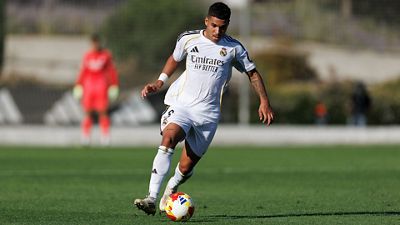 Once inicial del Castilla ante el Mérida