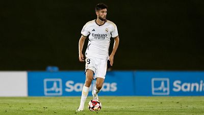 Once inicial del Castilla frente al Castellón