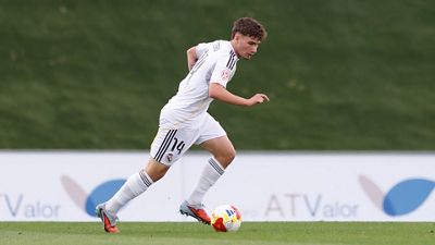 Once inicial del Castilla contra el Ourense