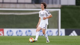 Once inicial del Castilla ante la Ponferradina