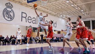 87-83: El Real Madrid logra su quinto triunfo en la Liga U