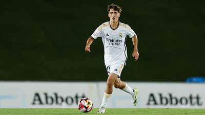 Once inicial del Castilla frente al Córdoba