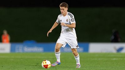 Once inicial del Castilla frente al Talavera