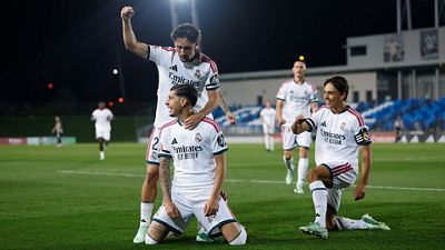 El Castilla vence al Cartagena con goles de Fortuny y Ciria 
