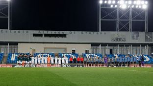 Minuto de silencio en el Alfredo Di Stéfano