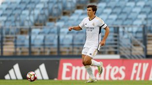 Once inicial del Castilla frente al Melilla