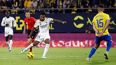 El doblete magistral de Rodrygo en Cádiz