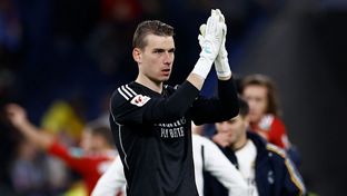 Lunin: “Seguimos ganando, jugando bien al fútbol y primeros”