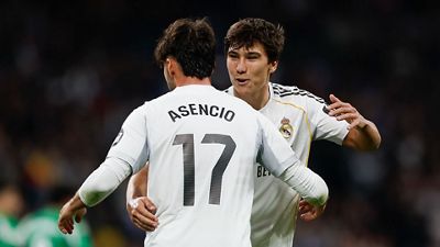 Tres canteranos marcaron en la goleada contra el Betis