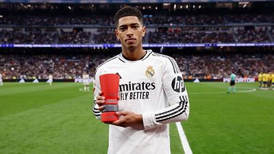 Bellingham awarded LaLiga's Player of the Month trophy for December