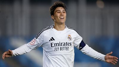 Goleada del Castilla con 4 tantos de Gonzalo