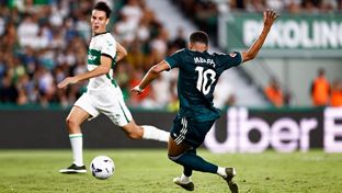 Así llegó el segundo: Diomande se va en velocidad y asiste para que marque Mbappé