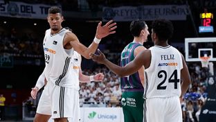 El Real Madrid afronta mañana el tercer partido de semifinales contra Unicaja