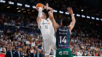 Real Madrid take a 2-0 lead against Unicaja and are one win away from the final