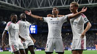 0-1: Así marcó Bellingham el primer gol de la temporada