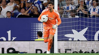 Courtois: “Carlos Espí tiene talento, es muy fuerte y es un jugador que no había en la plantilla"