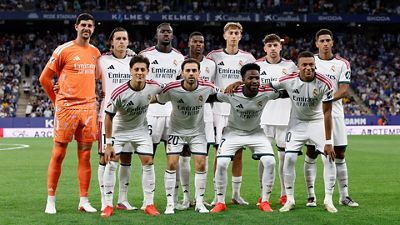Once inicial del Real Madrid frente a la Real Sociedad