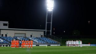 Minuto de silencio en el Alfredo Di Stéfano