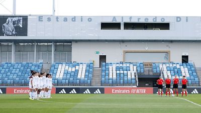 Minuto de silencio en el Alfredo Di Stéfano