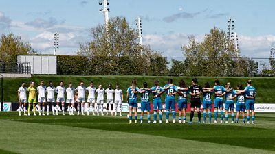 Minuto de silencio en el Alfredo Di Stéfano 