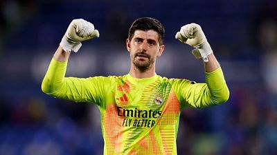 Courtois: "Nos da confianza irnos con los tres puntos de Getafe para lo que viene"