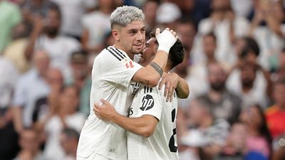 Real Madrid starting eleven against UD Las Palmas