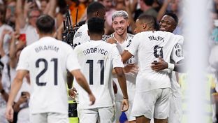 La jugada del partido: asistencia espectacular de tacón de Valverde y Mbappé hace el 1-0