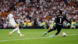 L'action du match : magnifique talonnade de Valverde pour décaler Mbappé qui inscrit le but du 1-0