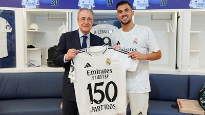 Ceballos, 150 partidos con el Real Madrid